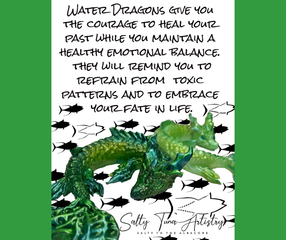 WATER DRAGON FIGURINES / MEDITATION TOTEMS