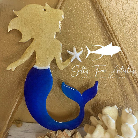 Mermaid Wall Decor "Spirit of the Sea" (Set of 2 ) 12" x 9"