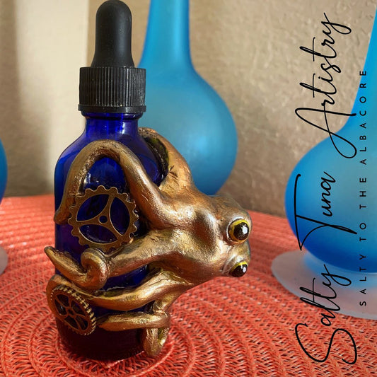 "Aristotle" Octopus Dropper Bottle (5"/2 oz.)