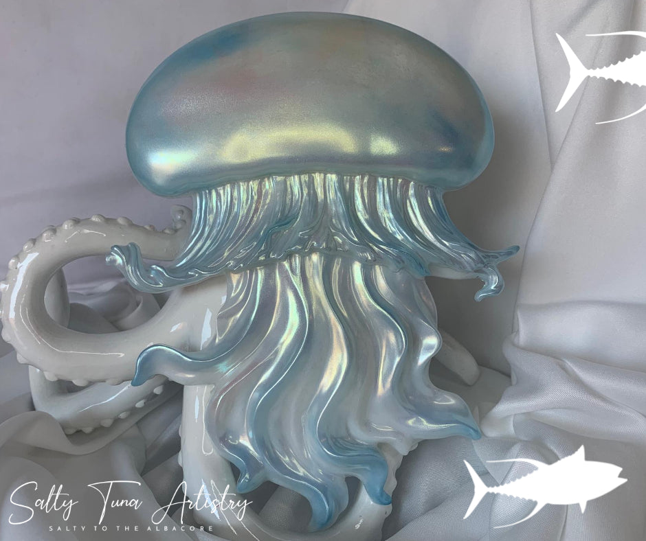 Jellyfish Wall Decor “Lumina” 10” x 8”