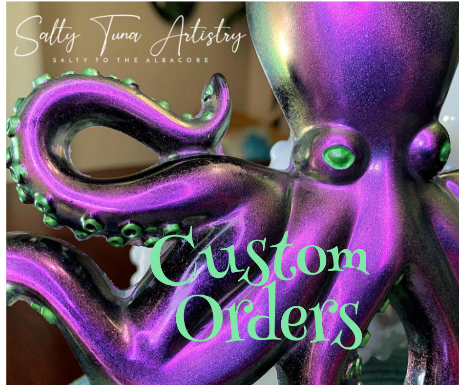 Octopus Wall Decor - CUSTOM ORDER LISTING  9" x 8"