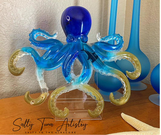 Octopus Wall Decor "Ocean Reflection" 9" x 8"