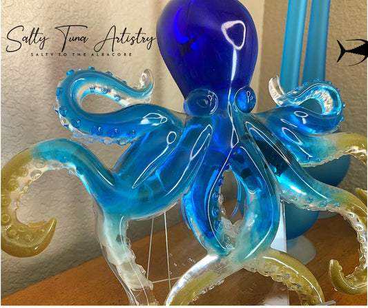 Octopus Wall Decor "Ocean Reflection" 9" x 8"