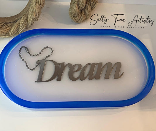 Trinket Tray / Rolling Tray "Dare to Dream" 7.5" x 4"