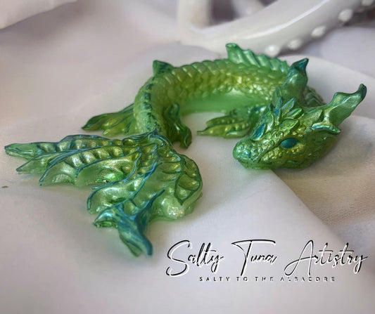 Water Dragon  Figurine "Tink, the Faithful II"  5" x 3"