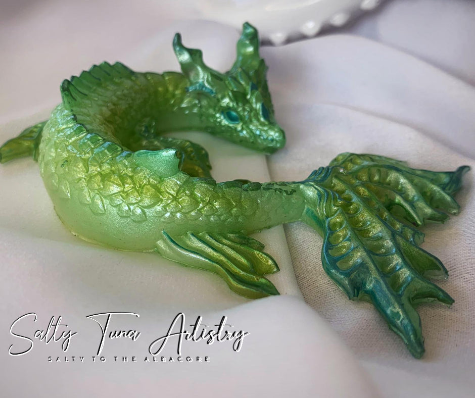 Water Dragon  Figurine "Tink, the Faithful II"  5" x 3"