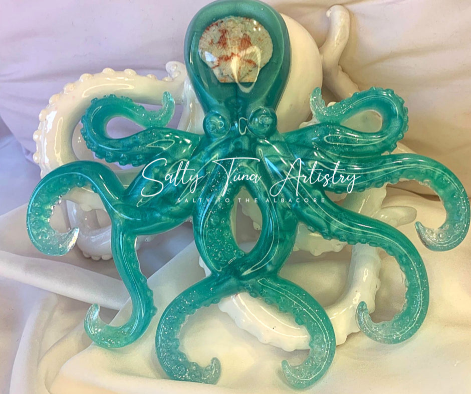 Octopus Wall Decor "A Trip to Bimini II" 9" x 8"