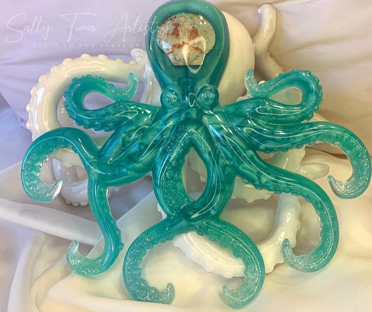 Octopus Wall Decor "A Trip to Bimini II" 9" x 8"