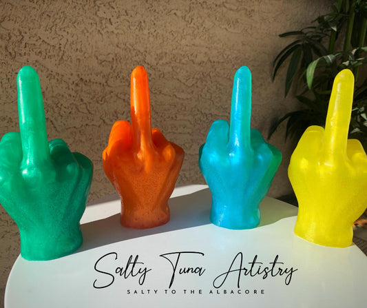 CUSTOM ORDER Gesture Sculptures  - Middle Finger (7”x3.5”)