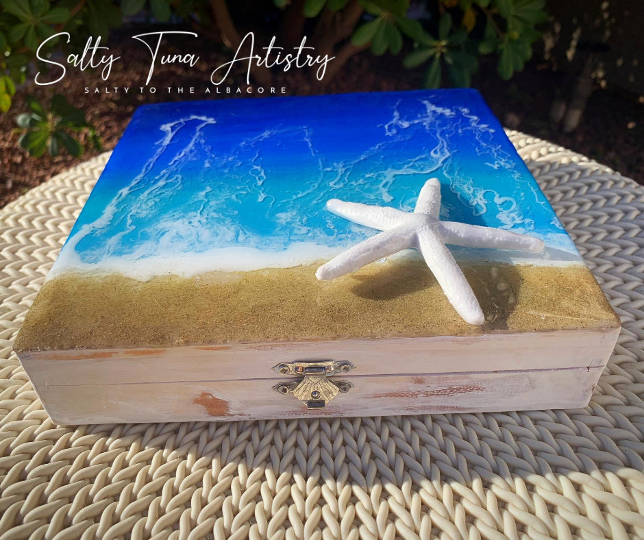 Decorative Cigar Box "Yawning Tide"