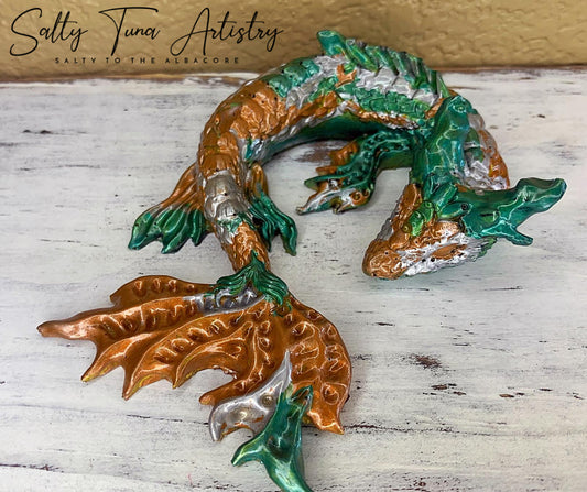 Water Dragon Figurine "Krash"  5" x 3"