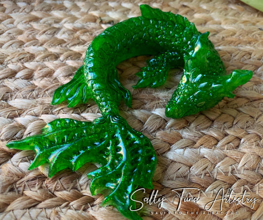 Water Dragon  Figurine "Vero, the Lavish"  5" x 3"