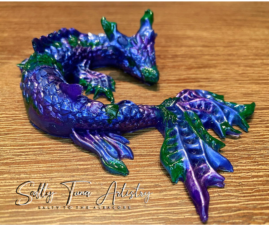 Water Dragon Figurine "Majesty"  5" x 3"