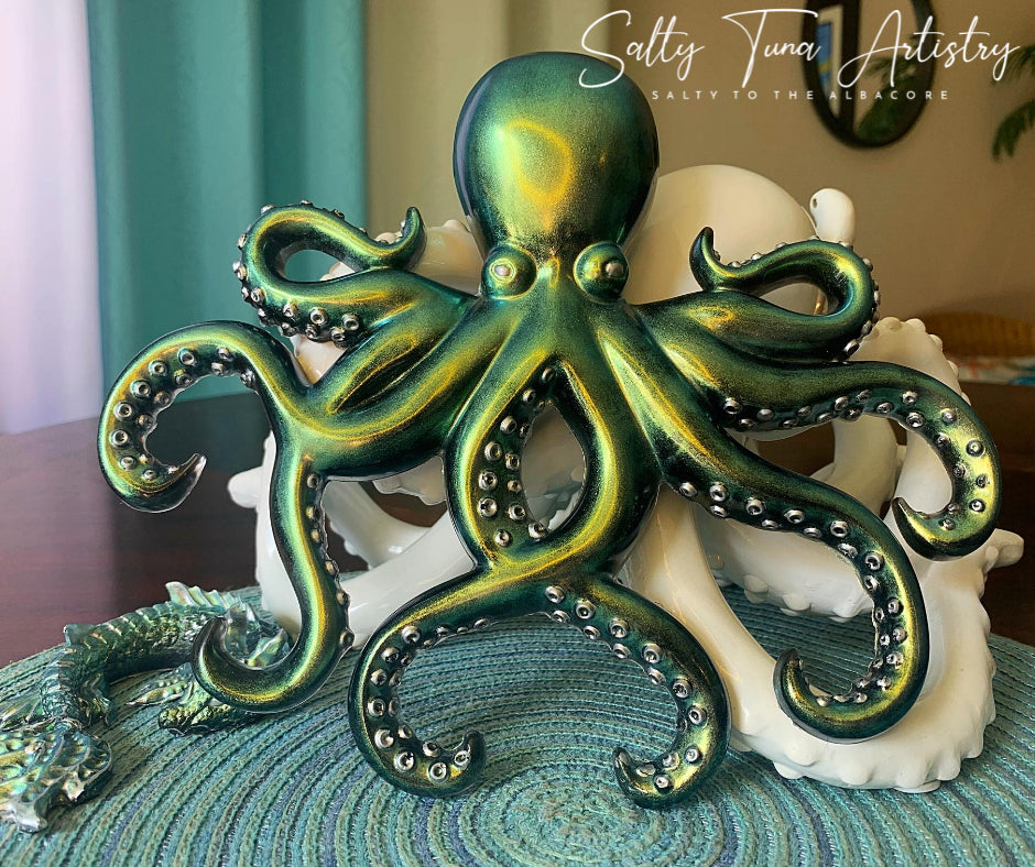 Octopus Wall Decor "Radium" 9" x 8"