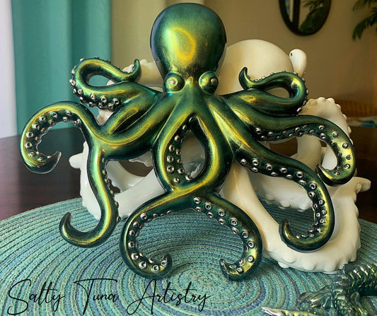 Octopus Wall Decor "Radium" 9" x 8"