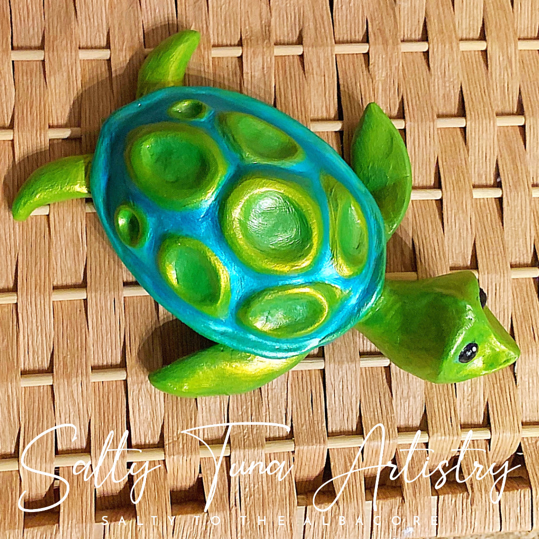 Funky Fish Statuette "Sup, the Sea Turtle”