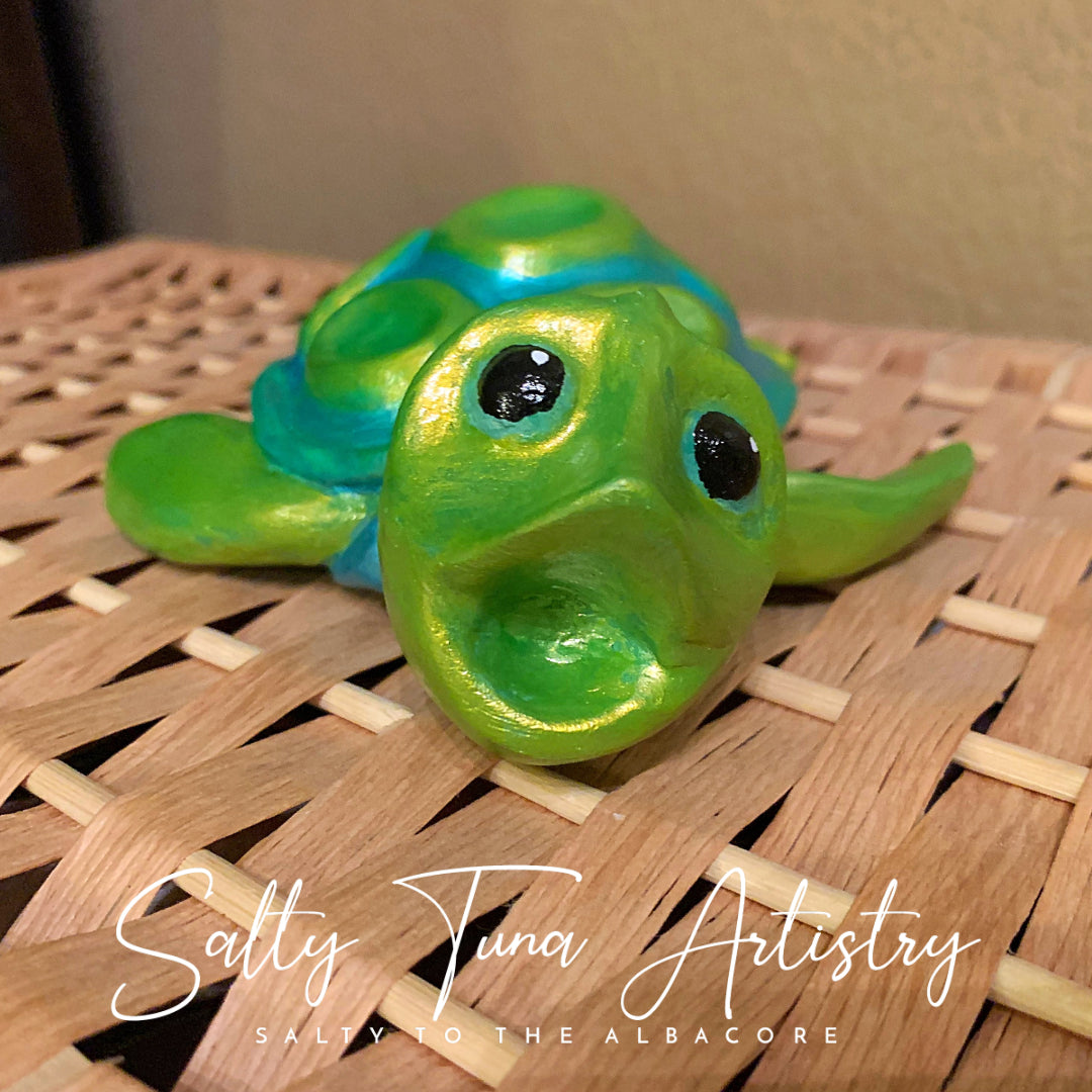 Funky Fish Statuette "Sup, the Sea Turtle”