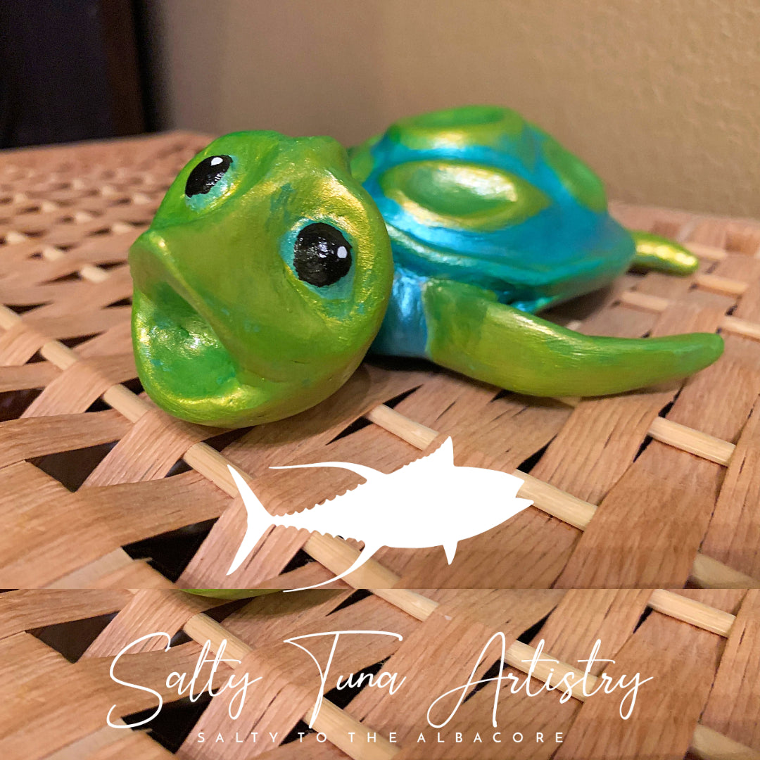 Funky Fish Statuette "Sup, the Sea Turtle”